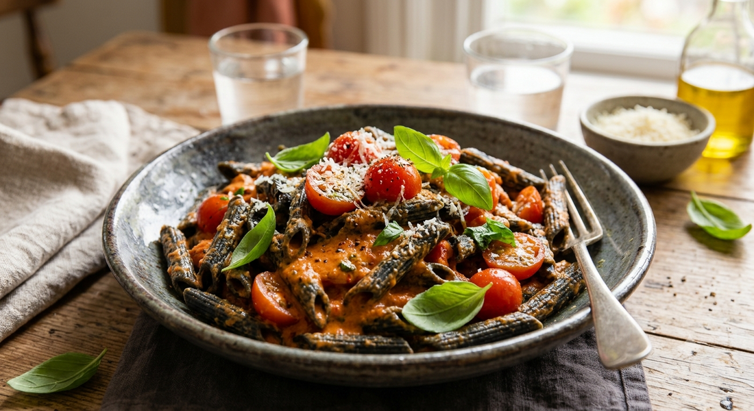 Penne mit cremiger Tomatensauce