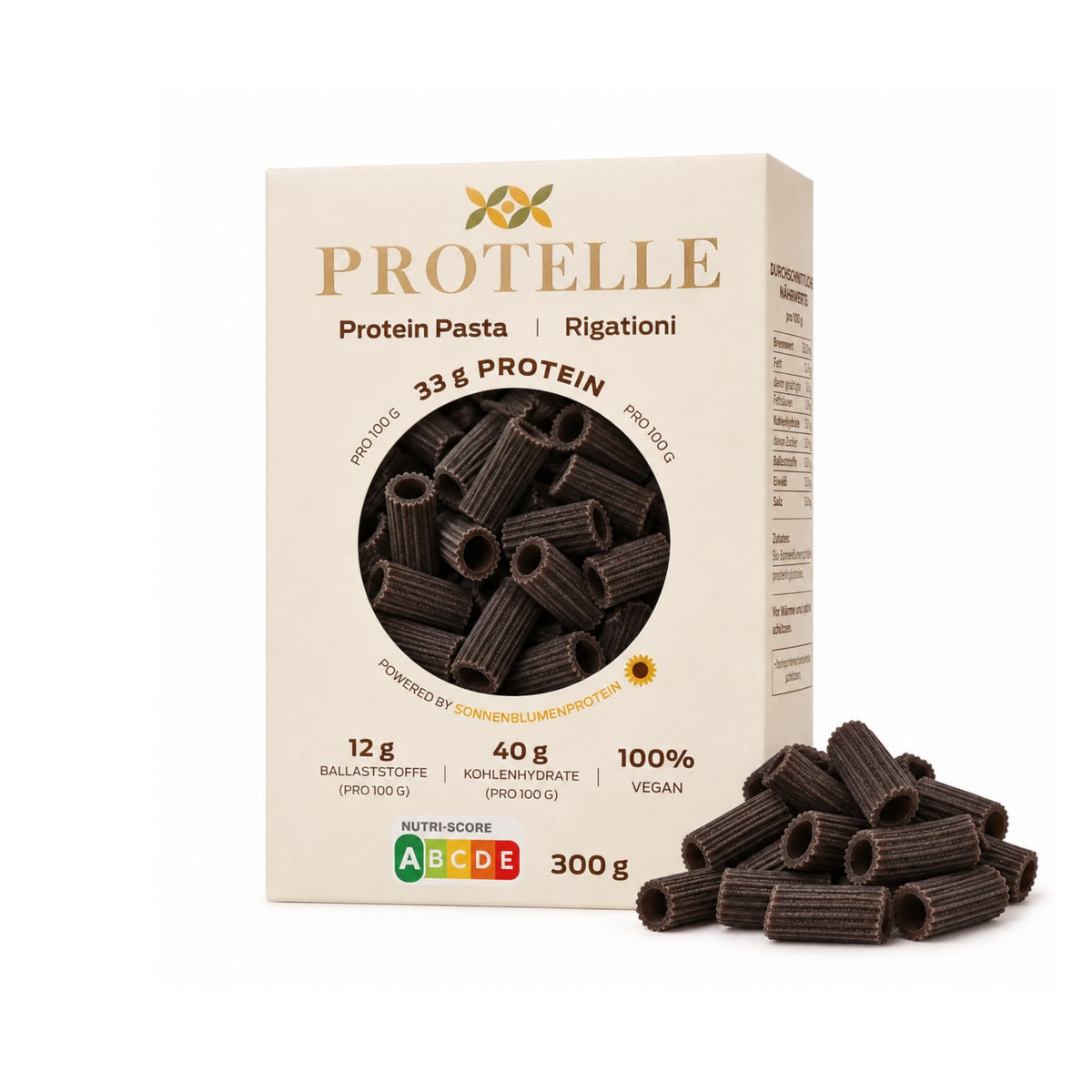 Protelle Rigatoni Nudel |  High-Protein Pasta | 300g
